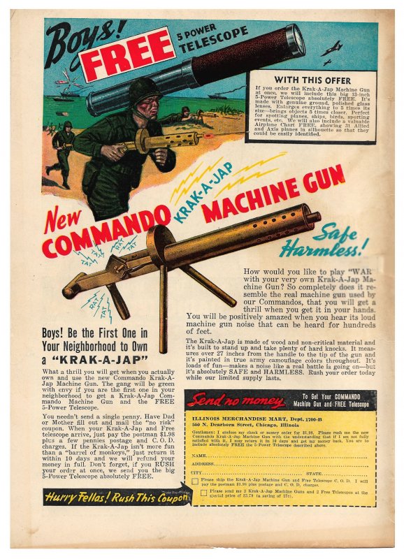 HAPPY COMICS #3 (Dec 1943) 4.0VG  Weird East Coast Funny Animals! Jim Tyer cover