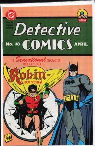 Detective Comics #38 Blockbuster Reprint Cover (1995) Batman [Key Issue]