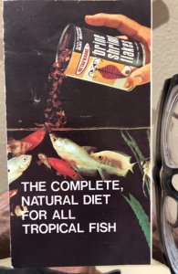 Metaframe 1960s brine shrimp flakes brochure
