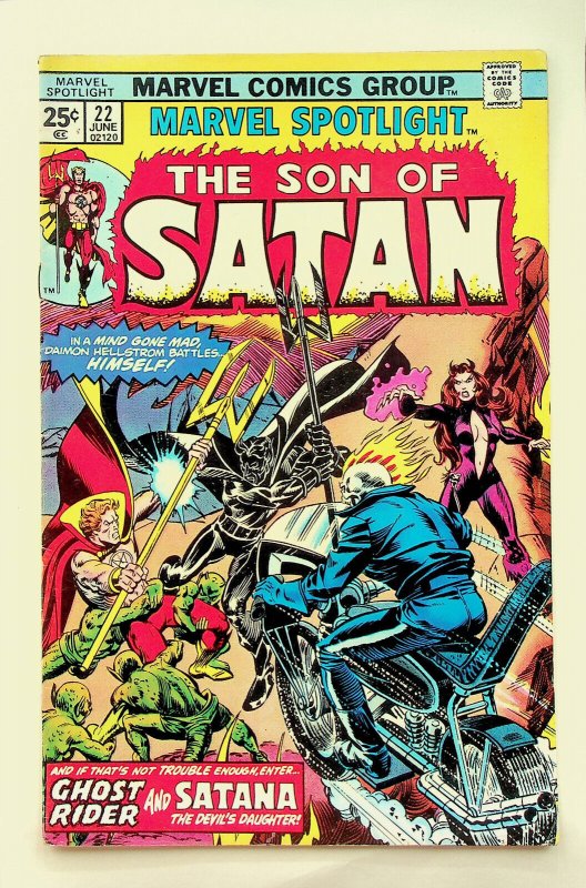 Marvel Spotlight #22 Son of Satan (Jun 1975, Marvel) - Very Good