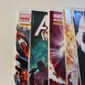 Avengers Invaders #1-12  Complete Series Alex Ross Art- NAMOR, IRONMAN, SPIDEY 