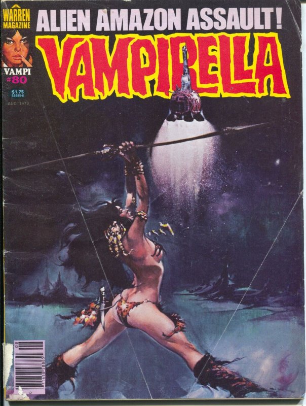 Vampirella #80 1979-Warren-Alien Amazon Assault-horror-mystery-G