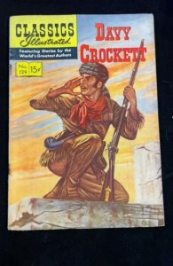 Classics Illustrated #129 (1955) Gd/VG Davy Crockett