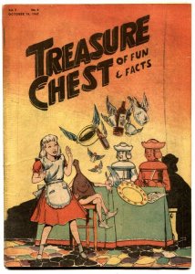 Treasure Chest Vol.  3 #4 1947- Alice In Wonderland FN-