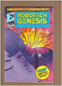 Robotech: Genesis The Legend of Zor #3 Eternity Manga 1992 w/Cards NM- 9.2