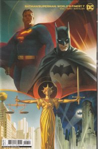 Batman Superman Worlds Finest # 7 Variant Cover NM DC 2022 [K4]