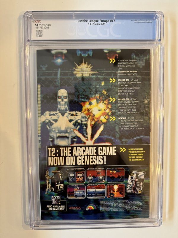 Justice League Europe #47 CGC 9.8 (1993)