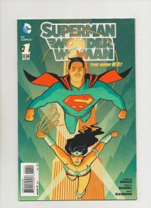 Superman Wonder Woman #1 - New 52! 1:25 Variant Cover - (Grade 9.2) 2013 