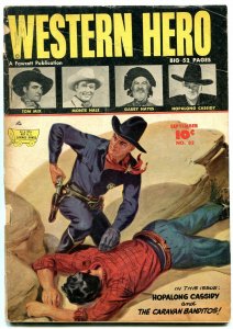 WESTERN HERO #82 HOPALONG CASSIDY NORMAN SAUNDERS  1949 G