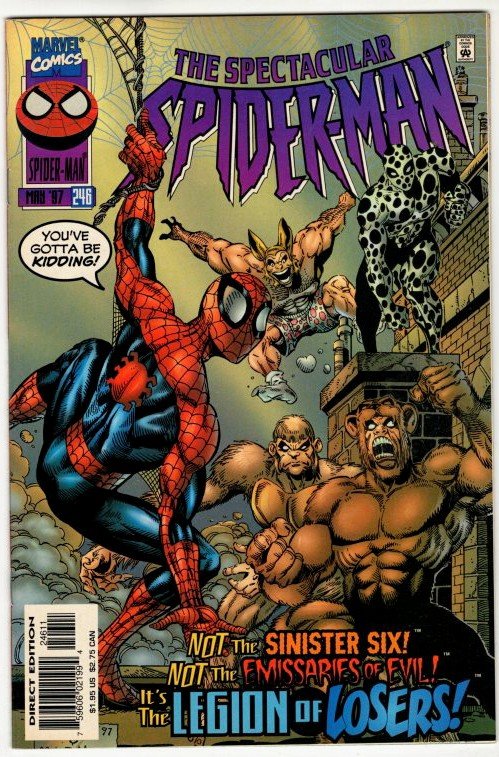 SPECTACULAR SPIDER-MAN #246 (VF+) 1¢ Auction! No Resv! See More!!!