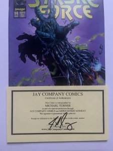 Codename Stryke Force #14 SIGNED Michael Turner 1st Work Image Comics COA