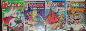 Magik #1-4 Set Marvel Comics 1983 VF Storm and Illyana