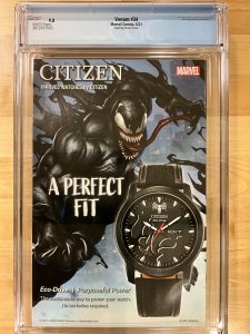 Venom #34 Superlog Cover (2021) CGC 9.8
