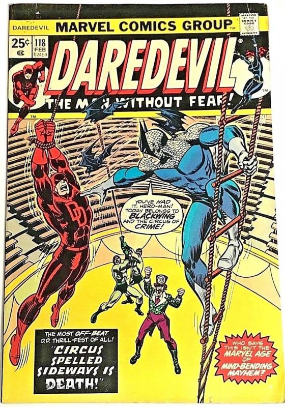 DAREDEVIL#118 FN 1975 MARVEL BRONZE AGE COMICS