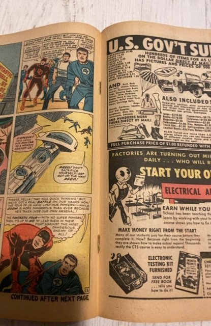 Fantastic Four #39 (1965)the blind man shall lead them see description