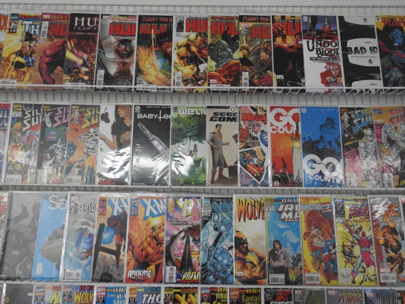 Huge Lot of 150+ Comics W/ Wolverine, Silver Surfer, Hulk! Avg. VF Condition!