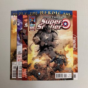 Steve Rogers Super Soldier #1-4 + Annual #1 (Marvel 2010) Ed Brubaker (9.0+)  