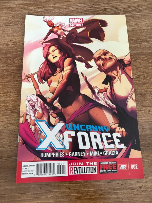 Lot Of 4 Uncanny X-Force Marvel Comic Books # 1 2 3 4 VF-NM X-Men 10 J325
