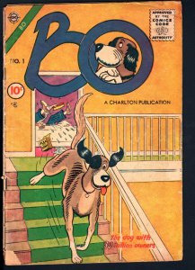BO #1-CHARLTON-RARE-FIRST ISSUE-1955-FUNNY ANIMAL 10 CENT