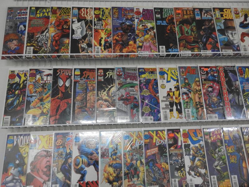 Huge Lot of 120+ Comics W/ Daredevil, Spider-Man, X-Men+ Avg VF- Condition