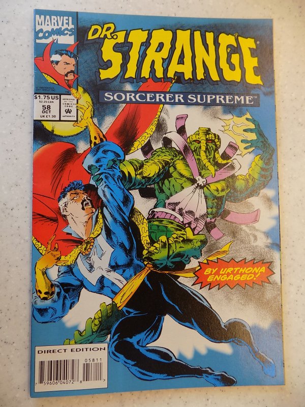 DR. STRANGE SORCERER SUPREME # 58 MARVEL FANTASY ADVENTURE