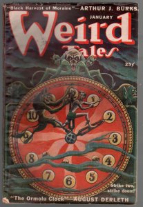 PULP:  Weird Tales 1/1950 Popular-pulp horror & fantasy-Matt Fox-Seabury Quin...