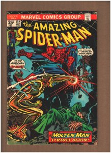 Amazing Spider-man #132 Marvel Comics 1974 MOLTEN MAN MVS Intact VG- 3.5