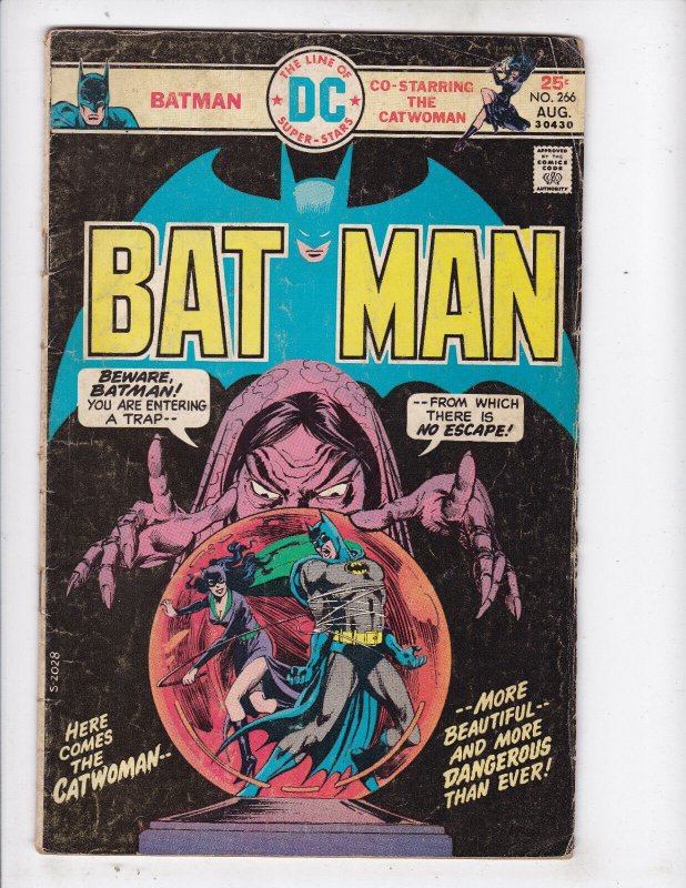 Batman #266 vg to vg+ 