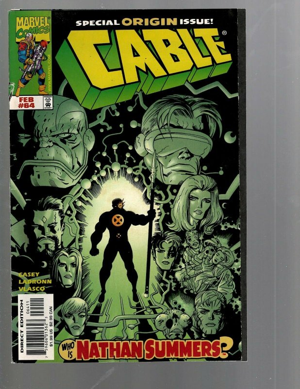 11 Marvel Comics Cable #61 62 63 64 65 66 67 68 70 71 72 EK18