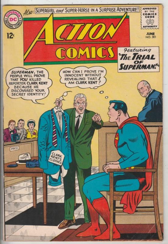 Action Comics #301 (Jun-63) VF High-Grade Superman