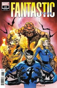 Fantastic Four #22 Dávila, Curiel Cover C Marvel Comics H31