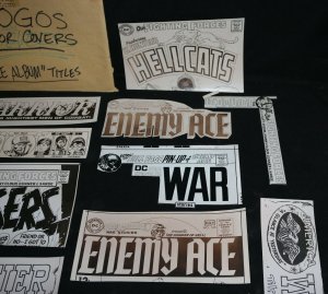 War Stories STAT Logos with DC Envelope - Joe Kubert's File Copy w COA - 1970s