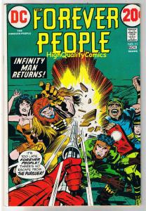 FOREVER PEOPLE #11, FN, Jack Kirby, Infinity Man, 1972, more JK in store
