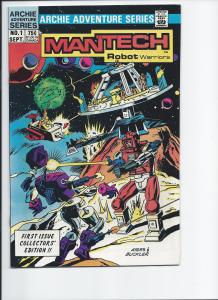 Mantech Robot Warriors  #1 - Bronze Age - Sept., 1984 (VF/NM)
