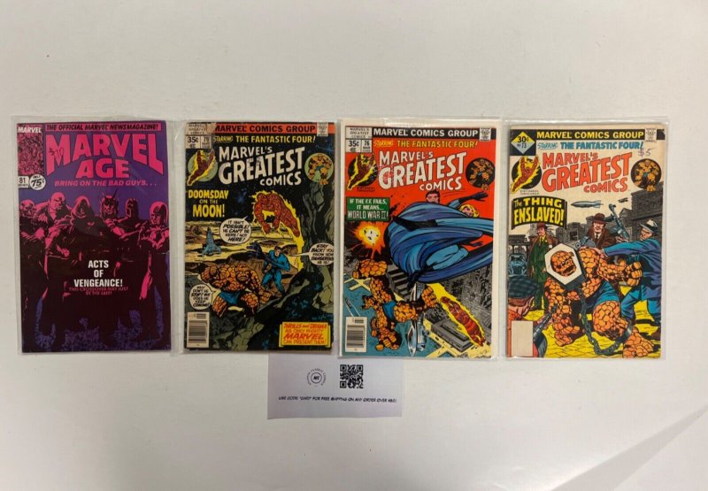 4 Marvel’s Greatest Comics Marvel Comic Books # 73 76 79 81 Iron Man 77 JS40
