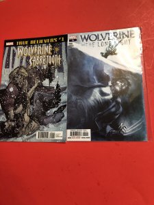 True Believers: Wolverine vs Sabretooth / WLOVERINE: THE LONG NIGHT #5 / VF+/NM-