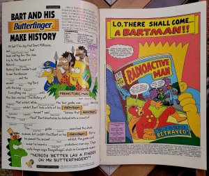 Simpsons Comics & Stories #1 VF (Welsh 1993) 1st app The Simpsons + POSTER (NM) 