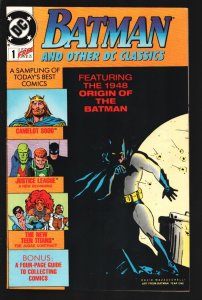 Batman and Other DC Classics #1  1989 - DC  -VF - Comic Book