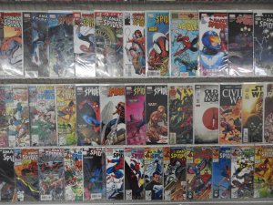 Huge Lot of 160+ Comics W/ Spiderman +More! Average VF- Condition!