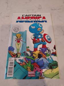 CAPTAIN AMERICA #1 SKOTTIE YOUNG VARIANT