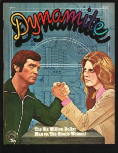 Dynamite #29 1976-Bionic Woman vs Six Million Dollar Man-KC and The Sunshine ...