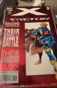 X-Factor #100 Foil Embossed Cover (1994) X-Factor 