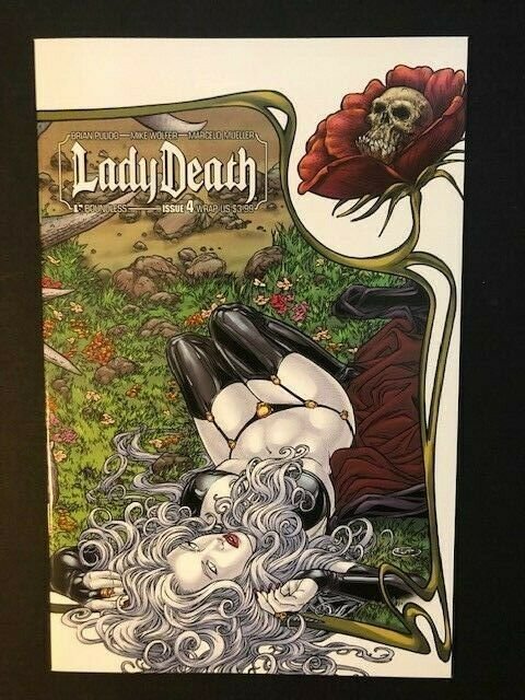  Lady Death #4 Boundless Wrap Cover VERY FINE/NEAR MINT (SIC039)