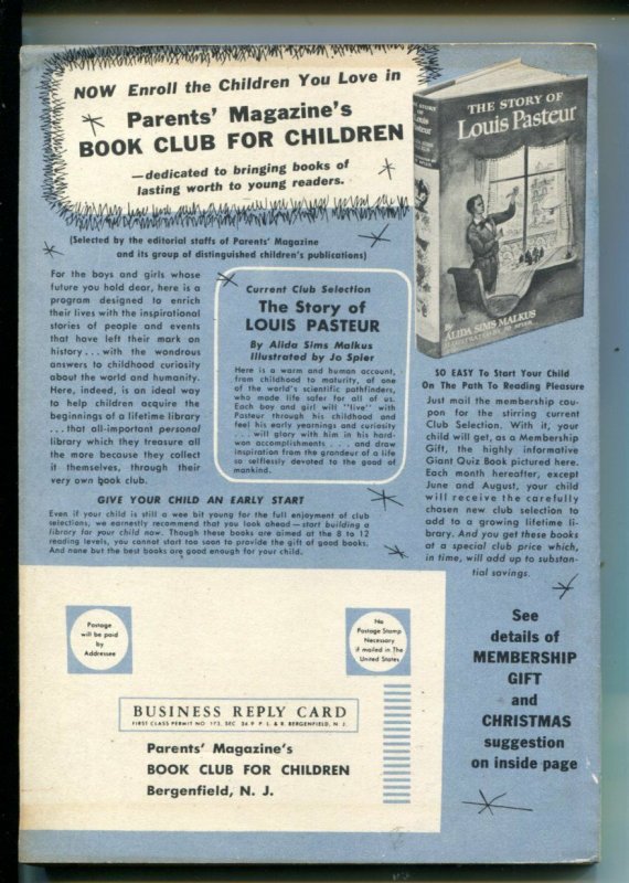 CHILDREN'S PLAYCRAFT #1-01/1954-COMICS-PUZZLES-CRAFTS-ROCKET-SOUTHERN STATES-vg