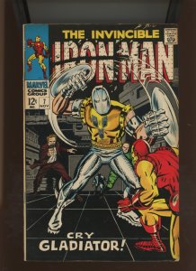 (1968) Iron Man #7: SILVER AGE! WE COMBINE SHIPPING! (3.0/3.5)