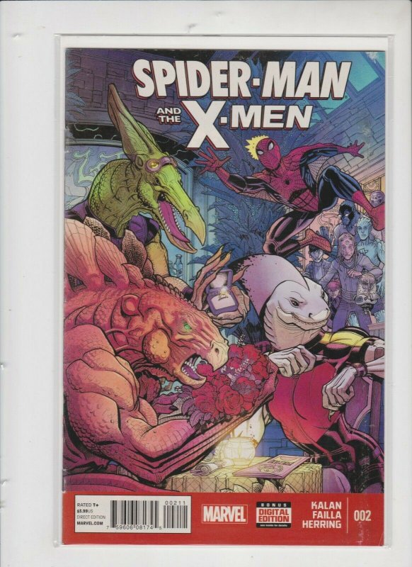 SPIDER-MAN AND THE X-MEN #002 2015 MARVEL  / UNREAD / NM/+