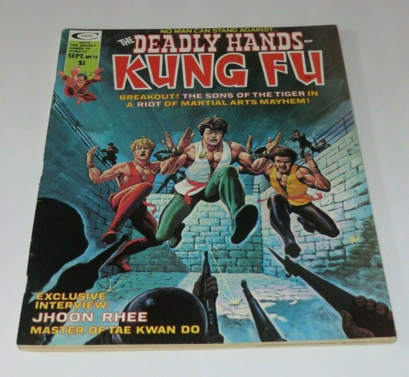 The Deadly Hands of Kung Fu #16 VF High Grade Magazine 1st App Corpse Rider