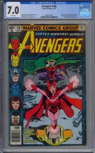 AVENGERS #186 CGC 7.0 ORIGIN QUICKSILVER & SCARLET WITCH 1ST MAGDA WHITE PAGES 