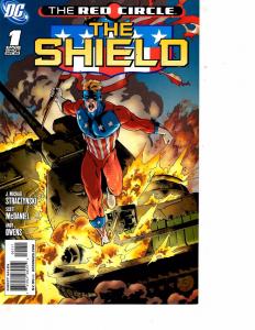 Lot Of 2 Comic Books DC Red Circle Web #1 and Shield #1 Superman Batman  LH17