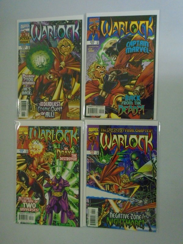 Warlock set #1-4 8.0 VF (1998 Limited Series)